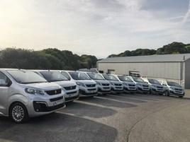 Spectrum Peugeot Traveller fleet 
