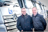 Stuart Wring of Wrings Transport with Simon Johnson-Taylor, retail sales manager at City West Commercials