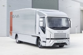 New all-electric Tevva truck 