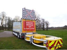 Blakedale has announced the expansion of its fleet of traffic management vehicles to include the Scorpion II crash cushion. 